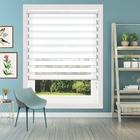 Light Filtering 100% Polyester Zebra Roller Blinds Fabric Day And Night Shade