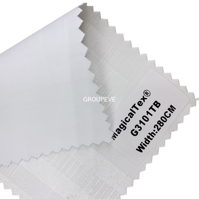 주문 백색 코팅 수평창 소등 롤러 블라인드 구성 370GSM 온라인 제조