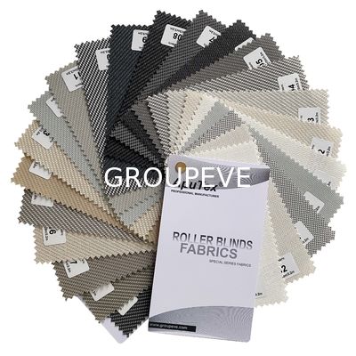 0.75mm 유리섬유 선스크린 원단 ASTM G21 항진균 태양광 차단 소재 상업용 롤 블라인드 원단