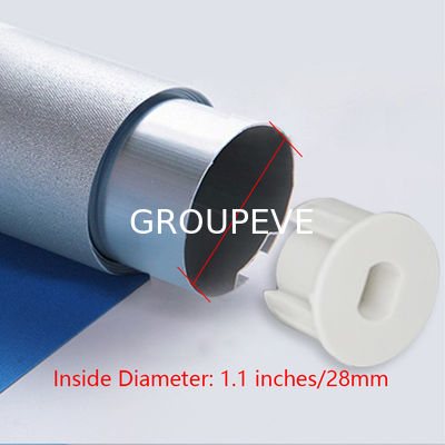 조용하고 부드러운 실행 38mm 알루미늄 롤러 블라인드 튜브 블라인드 액세서리