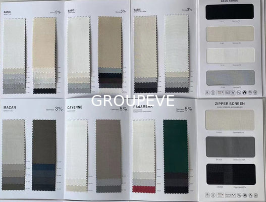 5% 투명성 PVC 코팅 유리섬유 자외선 차단기