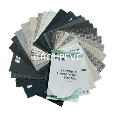 방화성 방화성 야외 날씨 방화성 자외선 차단제 롤러 직물