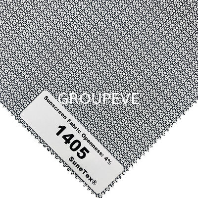 폴리에스터 태양광 4% 개방성 텍스처 패턴 롤러 블라인드 천 창문 처리