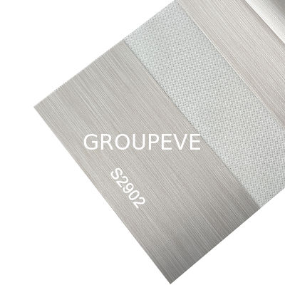 반 흑백과 흰색 제브라 블라인드 천 밤낮 제브라 블라인드 모터