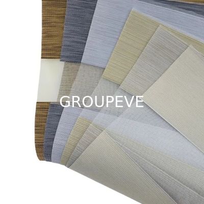 주문 425GSM Zebra Blinds Fabric with 1 Roll MOQ and Customizable Color for Office or Home Sunshade 온라인 제조