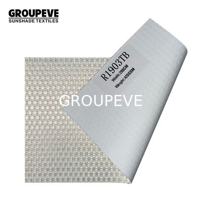 주문 High End White Coated 100% Polyester Blackout Roman Shades Blinds Fabrics For Modern Home Decoration 온라인 제조