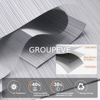 럭셔리 재카드 넥버드 100% 블랙아웃 제브라 롤러 블라인드 커스터마이징 윙크 제브라 색조 천