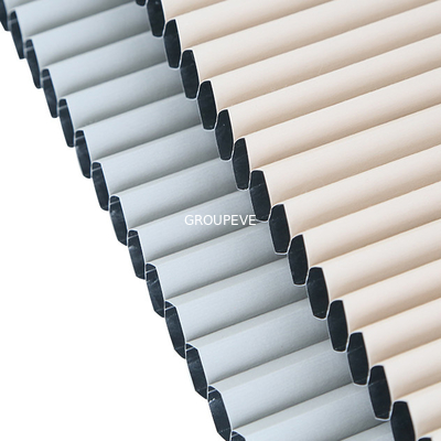 좋은 가격 화이트 레드 베이지 38mm 비조직 꿀집 블라인드 OEKO-TEX 인증 온라인으로