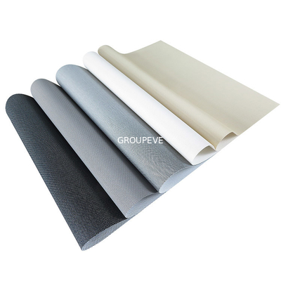 좋은 가격 정원을 위한 UV 증명 폴리에스테르 롤러 블라인드 구성 Pvc 자외선 차단제 야외 차양천 온라인으로