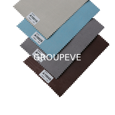 좋은 가격 화이트 코팅 불 retardant 블랙아웃 롤러 블라인드 천 330g 롤 길이 40m 호텔 창문 덮개 온라인으로