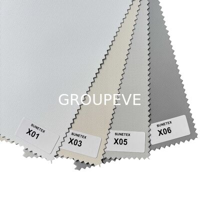 좋은 가격 3 플라이 PVC & 1 플라이 100% 유리섬유 자외선 차단재 UPF 50 + 및 롤러 블라인드 및 자외선 쉐이드를위한 방수 온라인으로