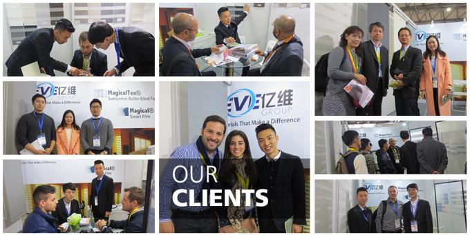 50mm 75mm Double Layer Blackout Zebra Blinds Fabric No Light Leakage  7