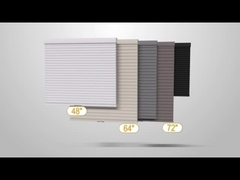 자유로운 100% 폴리에스테르 수평선상 벌집형 블라인드 구성 반대 전기 오염