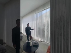 프라이버시를 위한 수직 올림문 블라인드 창문 커튼 베니스인