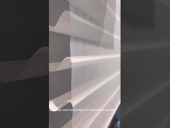 집을 위한 프리미엄 롤러 차양 세미 소등 자외선 차단제 얼룩말 블라인드 구성