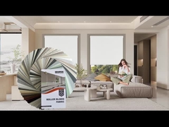 화이트 코팅 불 retardant 블랙아웃 윈도우 롤러 블라인드 천 호텔용