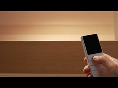 3m 너비 100% 폴리에스터 커튼 햇빛 쉐이딩 와이파이 모터 제브라 블라인드와 쉐이딩