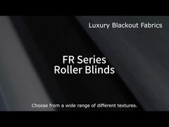 340GSM 하얀 백백 재커드 패턴 롤러 블라인드 가구