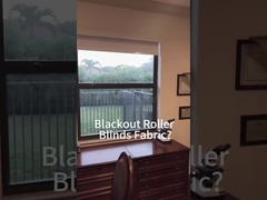 롤러를 위한 FR 섬유 유리 암막 직물은 야외 블라인드 유리 섬유 명부를 가립니다