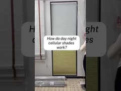 집을 위한 그룹에브의 무선 소등 셀 방식의 음영 벌집형 창 덮개