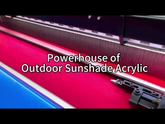 너비 1.5m 1.8m 3m 아크릴 방수 실외 캐노피 직물 UV 방지