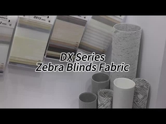 호텔용 창문 장식 이중 레이어 이중 암막 햇빛 가리개 주야간 얼룩말 블라인드 원단