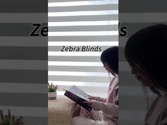 화면 상향 이동 커튼을 위한 100% 폴리에스테르 얼룩말 차양천 명부 50 M/Roll